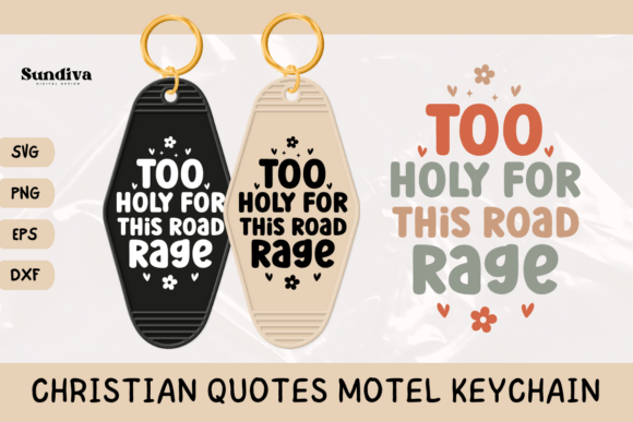 Christian Quote Motel Keychain SVG 1