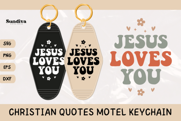 Christian Quote Motel Keychain SVG 14