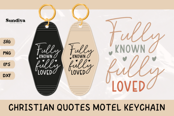 Christian Quote Motel Keychain SVG 25