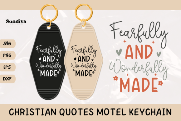 Christian Quote Motel Keychain SVG 27