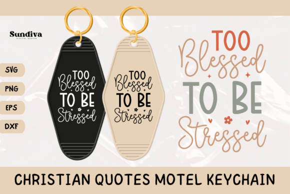 Christian Quote Motel Keychain SVG 3