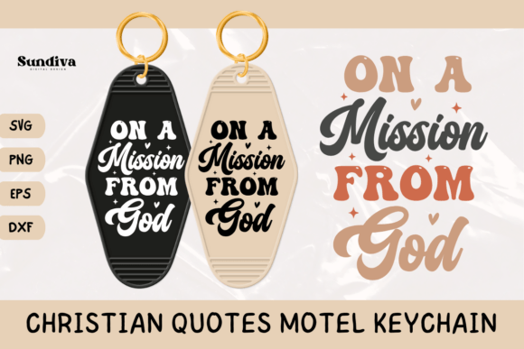 Christian Quote Motel Keychain SVG 6