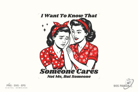 Funny Retro Woman PNG, Humorous Quote