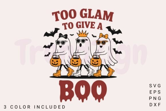 Girl Gang Halloween Ghost PNG SVG