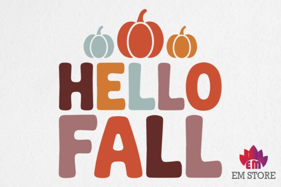 Hallo Fall SVG Fall Autumn Quote