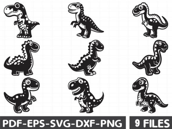 Jurassic Dinosaur SVG