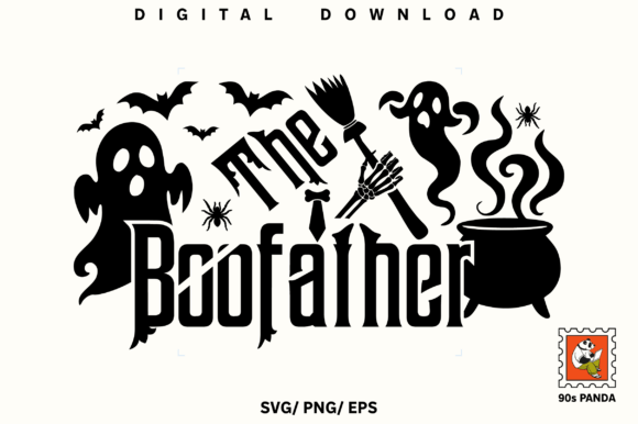 The BooFather Funny Halloween SVG